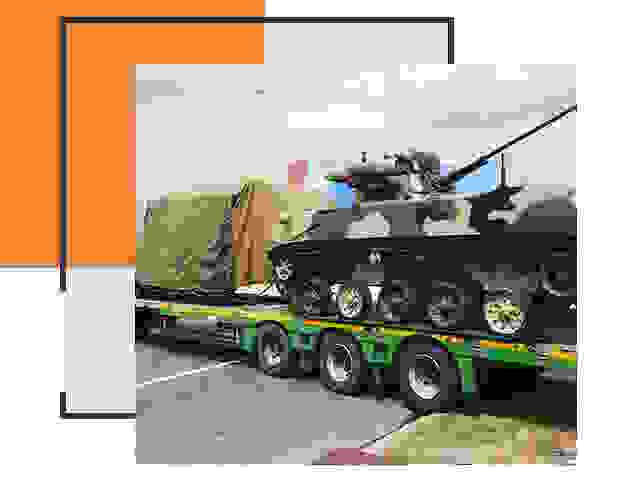 Перевозка военной техники в Светлограде